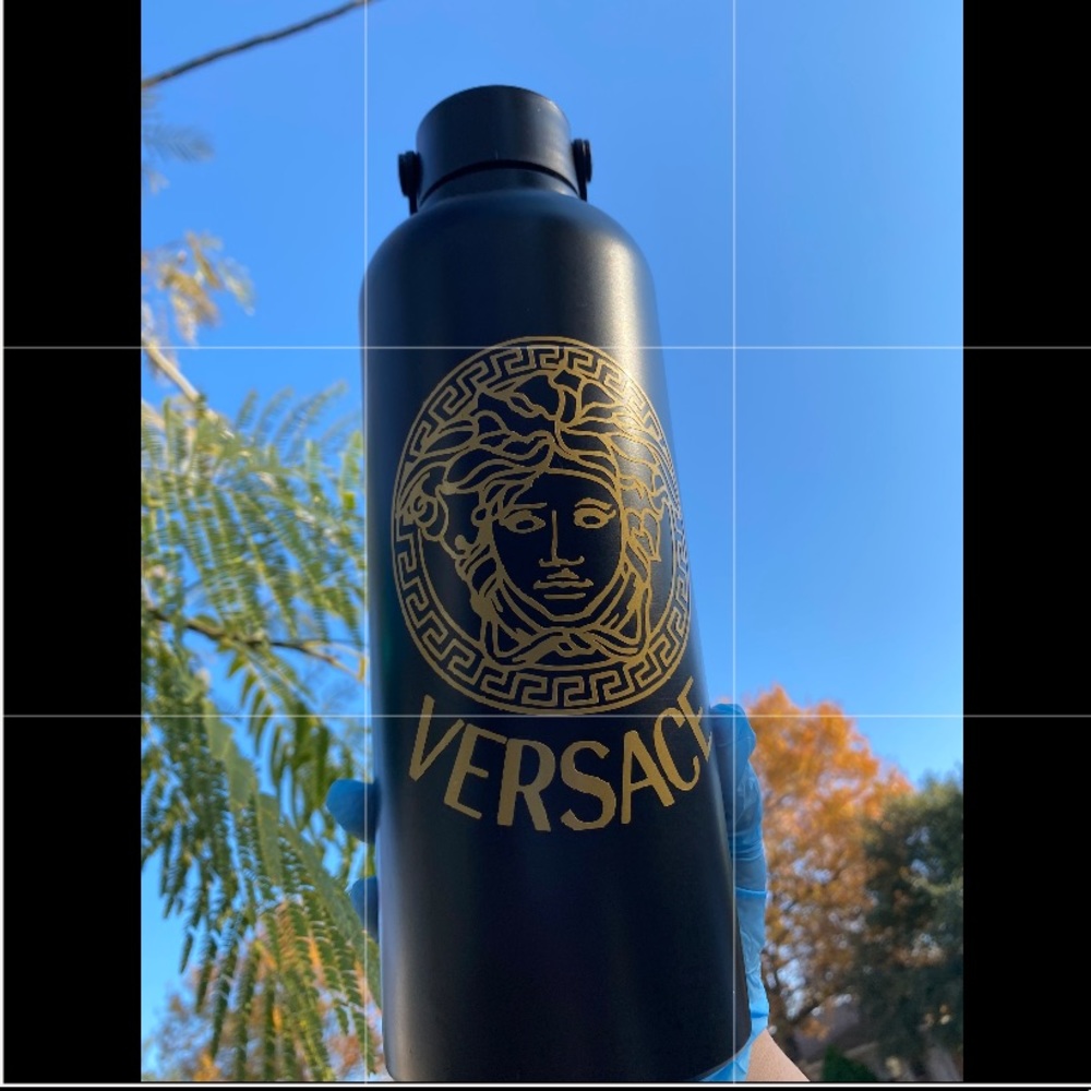 Custom V inspired water bottle